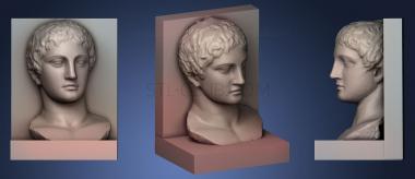 3D model Roman Head (STL)